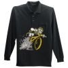 Long Sleeve Silk Touch Polo with Pocket Thumbnail