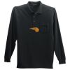 Long Sleeve Silk Touch Polo with Pocket Thumbnail