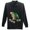 Long Sleeve Silk Touch Polo with Pocket Thumbnail