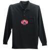 Long Sleeve Silk Touch Polo with Pocket Thumbnail