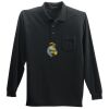 Long Sleeve Silk Touch Polo with Pocket Thumbnail