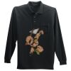 Long Sleeve Silk Touch Polo with Pocket Thumbnail