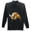Long Sleeve Silk Touch Polo with Pocket Thumbnail