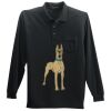 Long Sleeve Silk Touch Polo with Pocket Thumbnail