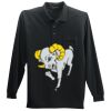 Long Sleeve Silk Touch Polo with Pocket Thumbnail