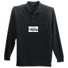 Long Sleeve Silk Touch Polo with Pocket Thumbnail