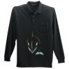 Long Sleeve Silk Touch Polo with Pocket Thumbnail