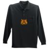 Long Sleeve Silk Touch Polo with Pocket Thumbnail
