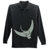 Long Sleeve Silk Touch Polo with Pocket Thumbnail