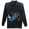 Long Sleeve Silk Touch Polo with Pocket Thumbnail
