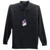 Long Sleeve Silk Touch Polo with Pocket Thumbnail