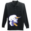 Long Sleeve Silk Touch Polo with Pocket Thumbnail