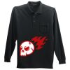 Long Sleeve Silk Touch Polo with Pocket Thumbnail