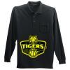 Long Sleeve Silk Touch Polo with Pocket Thumbnail