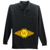 Long Sleeve Silk Touch Polo with Pocket Thumbnail