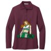Women's Silk Touch Long Sleeve Polo Thumbnail