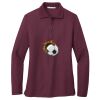 Women's Silk Touch Long Sleeve Polo Thumbnail