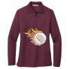 Women's Silk Touch Long Sleeve Polo Thumbnail