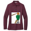 Women's Silk Touch Long Sleeve Polo Thumbnail