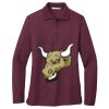 Women's Silk Touch Long Sleeve Polo Thumbnail