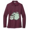 Women's Silk Touch Long Sleeve Polo Thumbnail