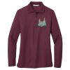 Women's Silk Touch Long Sleeve Polo Thumbnail