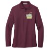Women's Silk Touch Long Sleeve Polo Thumbnail