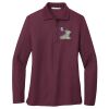 Women's Silk Touch Long Sleeve Polo Thumbnail