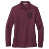 Women's Silk Touch Long Sleeve Polo Thumbnail
