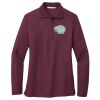 Women's Silk Touch Long Sleeve Polo Thumbnail