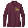 Women's Silk Touch Long Sleeve Polo Thumbnail
