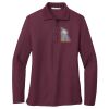 Women's Silk Touch Long Sleeve Polo Thumbnail