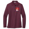 Women's Silk Touch Long Sleeve Polo Thumbnail