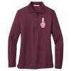 Women's Silk Touch Long Sleeve Polo Thumbnail
