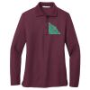 Women's Silk Touch Long Sleeve Polo Thumbnail