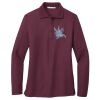 Women's Silk Touch Long Sleeve Polo Thumbnail