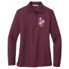 Women's Silk Touch Long Sleeve Polo Thumbnail